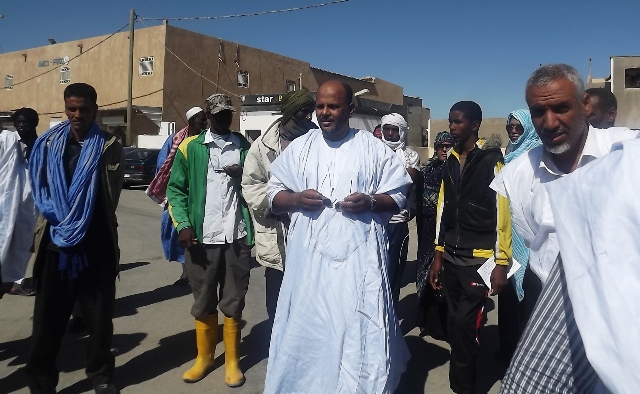 جانب من وفد زيارة وفد "تواصل" ميناء شاطئ الراحة (السراج/نواذيبو)